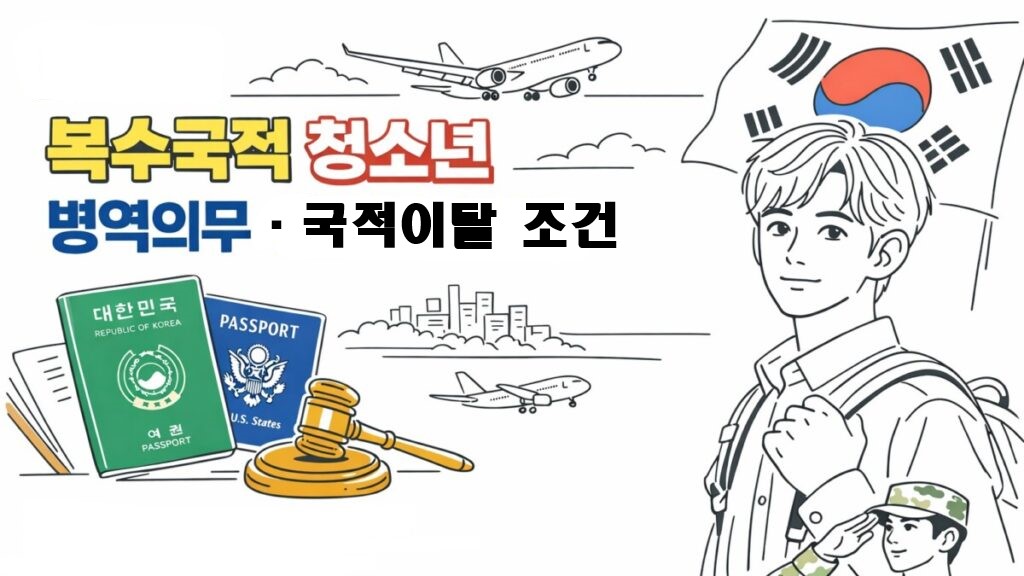 청소년의 국적이탈 조건