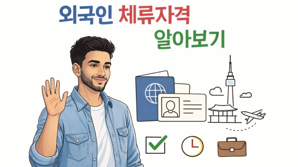 외국인 체류자격 알아보기